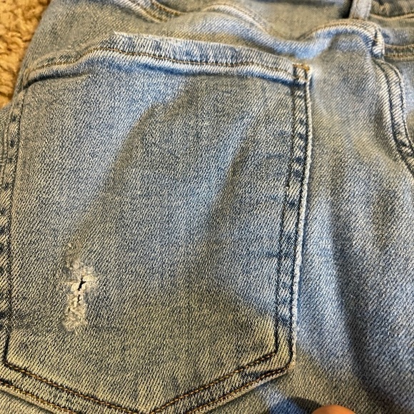 Agolde Blue Step Jeans size 28 Frayed Distressed - Picture 5 of 8